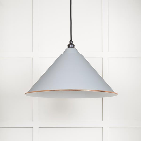 White Gloss Hockley Pendant in Birch