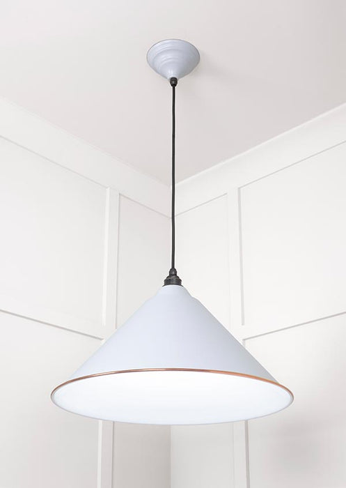 White Gloss Hockley Pendant in Birch