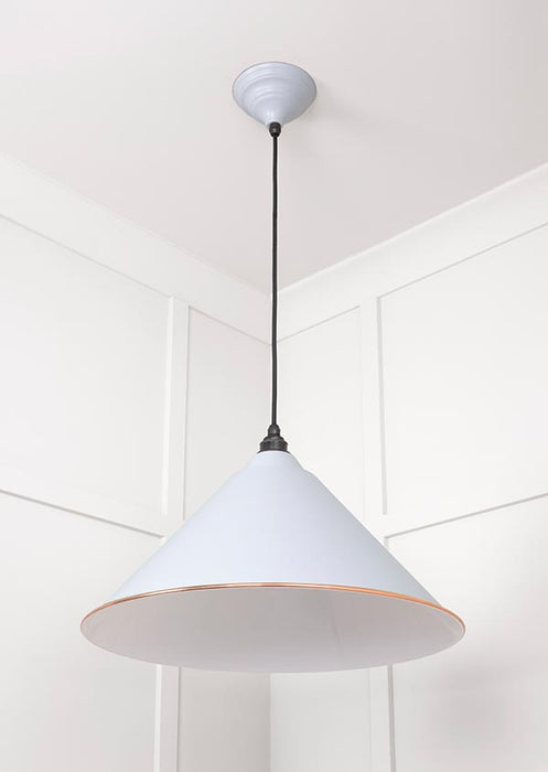 White Gloss Hockley Pendant in Birch