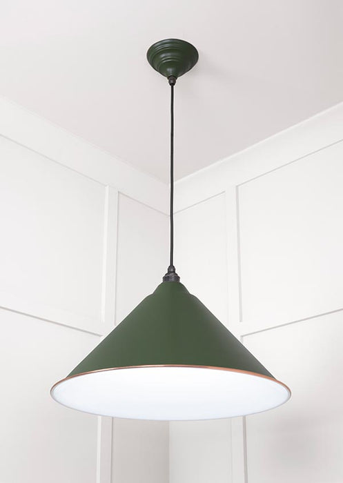 White Gloss Hockley Pendant in Heath