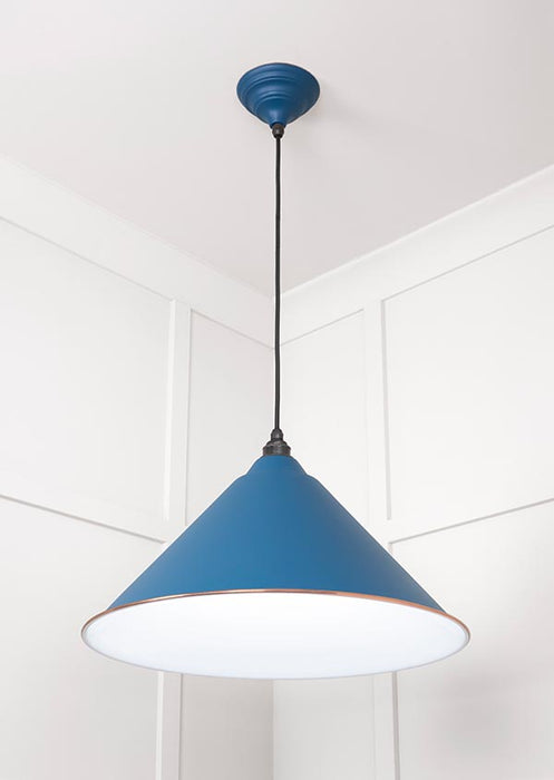 White Gloss Hockley Pendant in Upstream