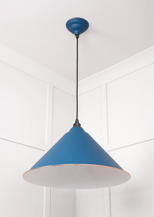 White Gloss Hockley Pendant in Upstream