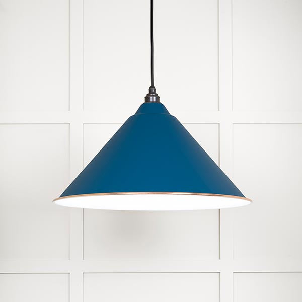 White Gloss Hockley Pendant in Upstream