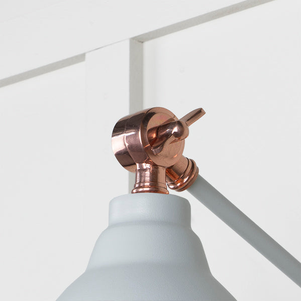 Smooth Copper Brindley Wall Light in Birch