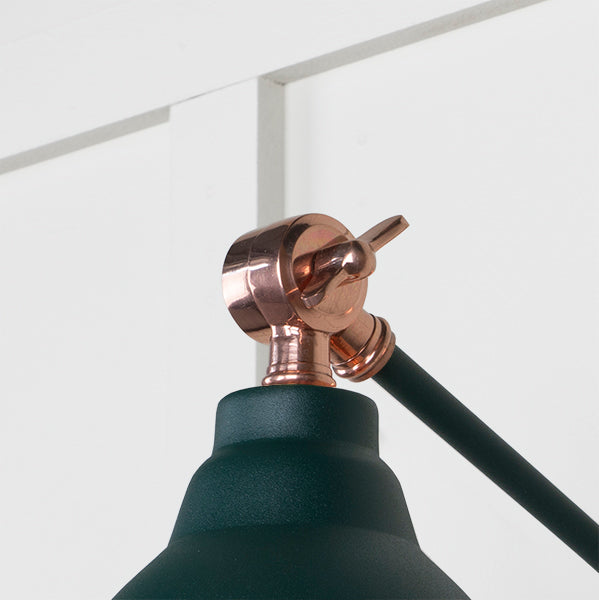 Smooth Copper Brindley Wall Light in Dingle