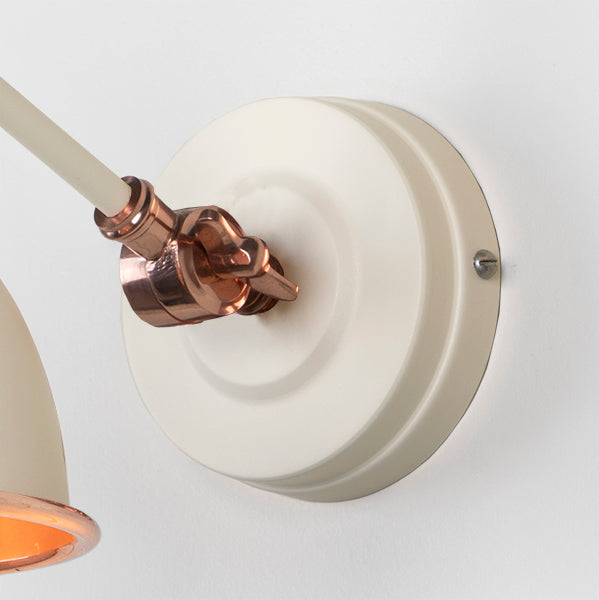 Smooth Copper Brindley Wall Light in Teasel