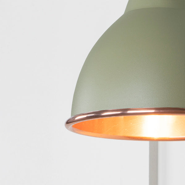 Smooth Copper Brindley Wall Light in Tump