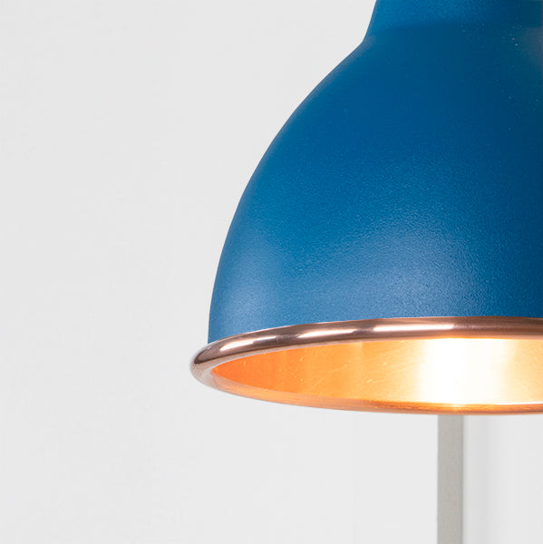 Smooth Copper Brindley Wall Light in Upstream