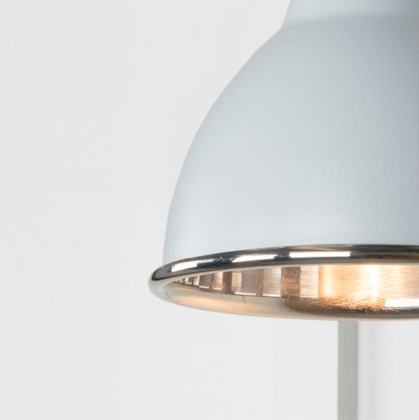 Smooth Nickel Brindley Wall Light in Birch