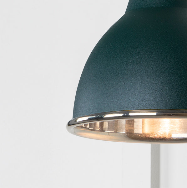 Smooth Nickel Brindley Wall Light in Dingle