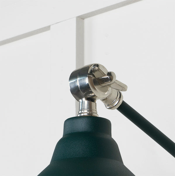 Smooth Nickel Brindley Wall Light in Dingle