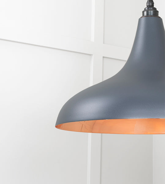 Smooth Copper Frankley Pendant in Slate