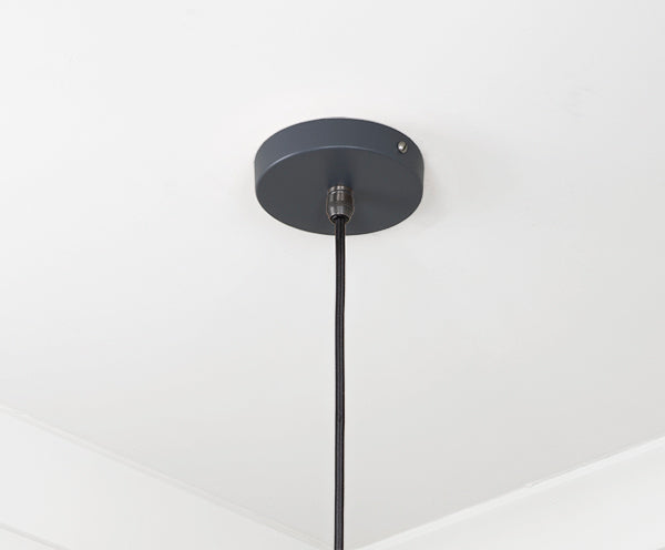 Smooth Copper Frankley Pendant in Slate