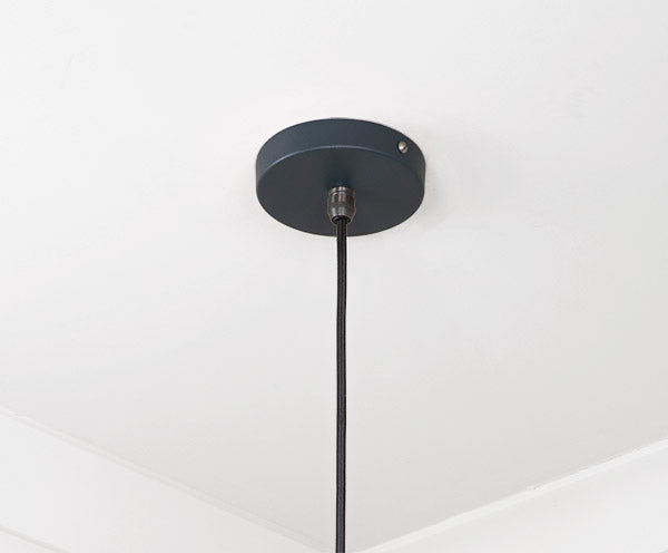 Smooth Copper Frankley Pendant in Soot