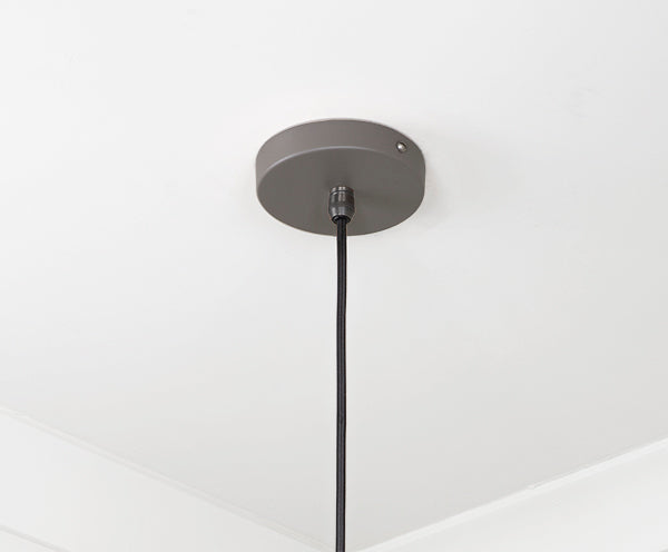 Smooth Nickel Frankley Pendant in Bluff