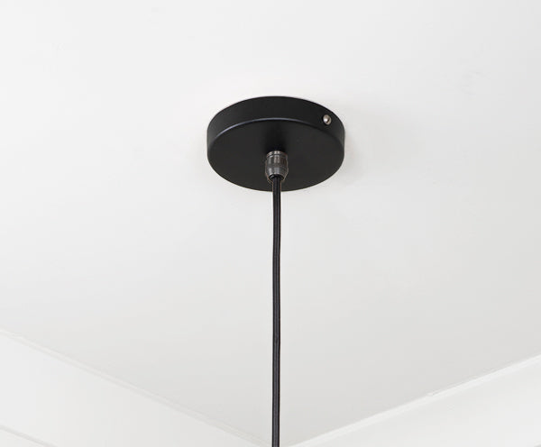 Smooth Nickel Frankley Pendant in Elan Black