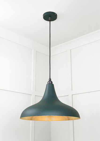 Smooth Brass Frankley Pendant in Dingle