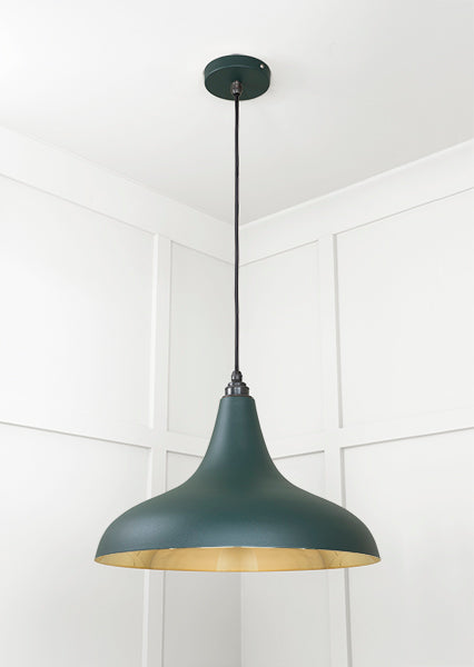 Smooth Brass Frankley Pendant in Dingle