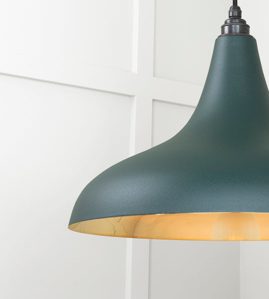 Smooth Brass Frankley Pendant in Dingle