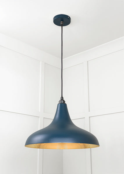 Smooth Brass Frankley Pendant in Dusk
