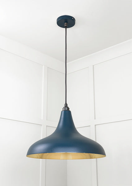 Smooth Brass Frankley Pendant in Dusk