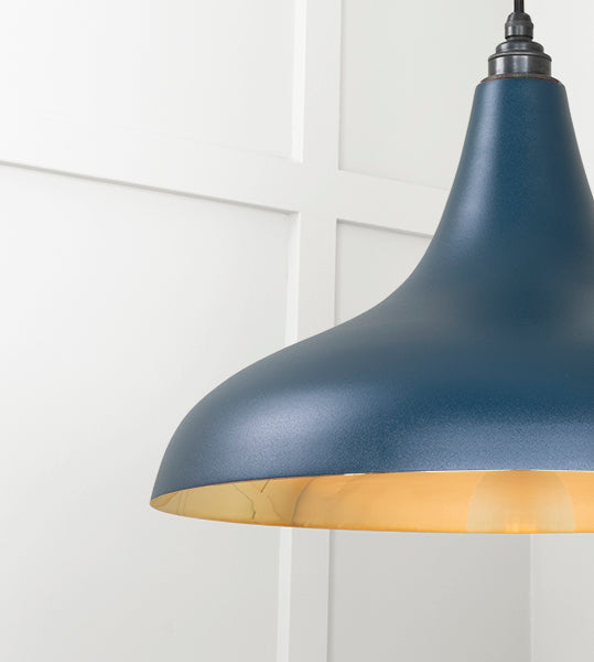 Smooth Brass Frankley Pendant in Dusk