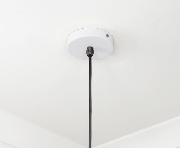 Smooth Brass Frankley Pendant in Flock