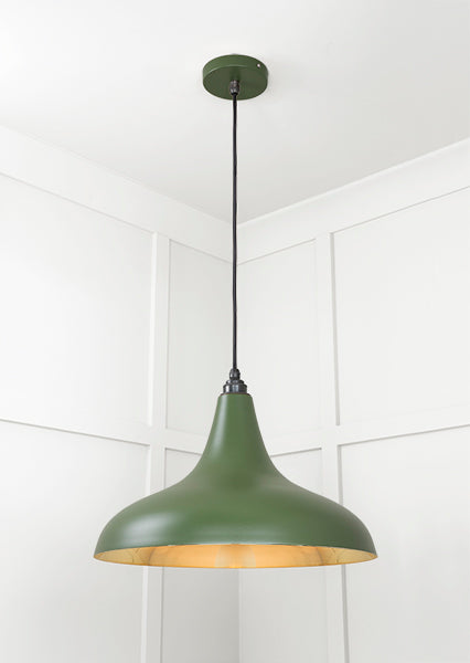 Smooth Brass Frankley Pendant in Heath