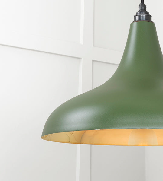 Smooth Brass Frankley Pendant in Heath