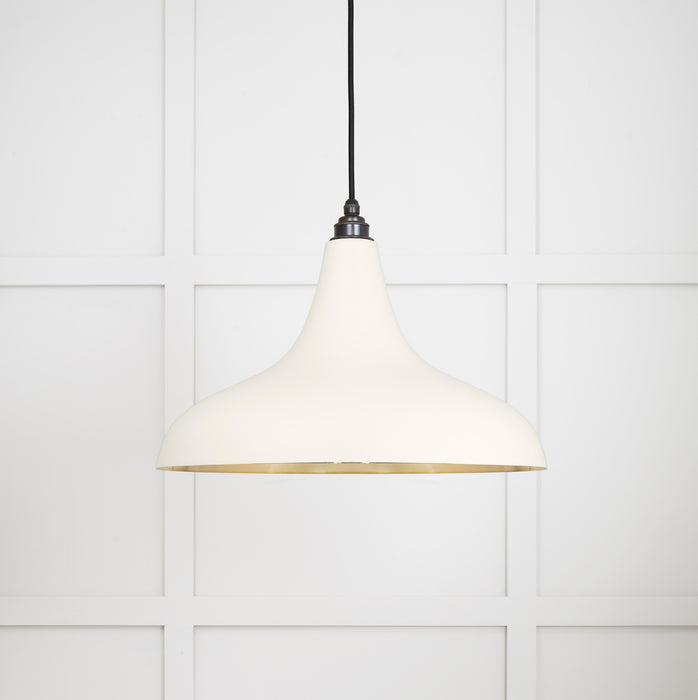 Smooth Brass Frankley Pendant in Teasel