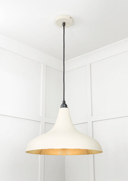 Smooth Brass Frankley Pendant in Teasel