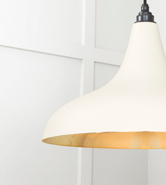 Smooth Brass Frankley Pendant in Teasel