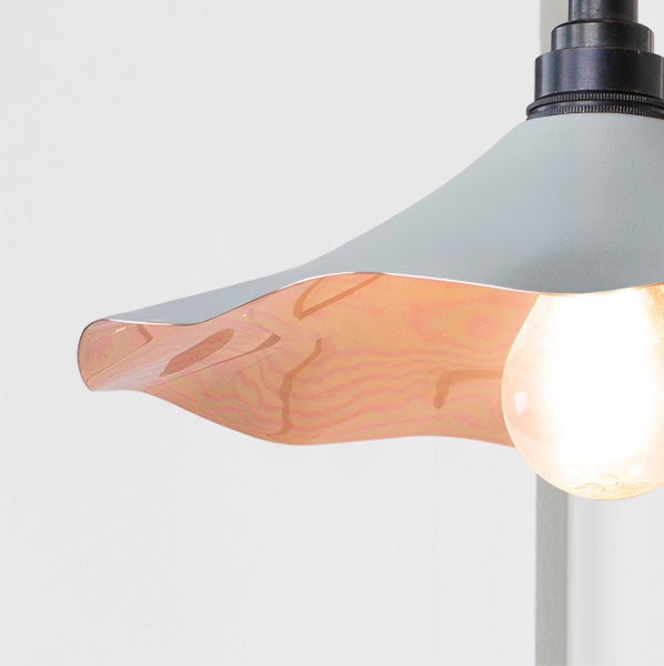 Smooth Copper Flora Wall Light in Birch