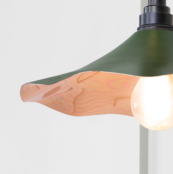 Smooth Copper Flora Wall Light in Heath