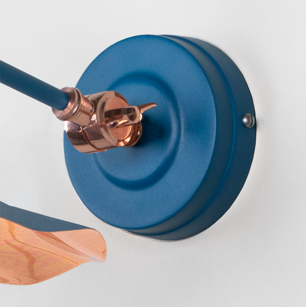 Smooth Copper Flora Wall Light in Upstream