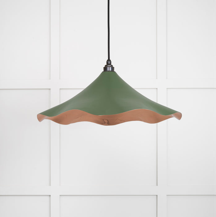Smooth Copper Flora Pendant in Heath