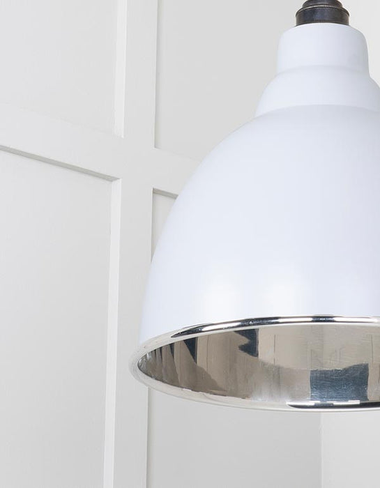 Smooth Nickel Brindley Cluster Pendant in Birch