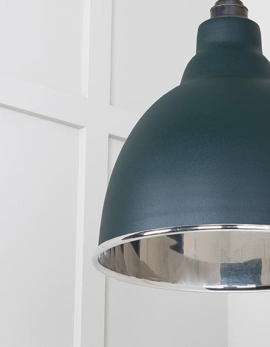 Smooth Nickel Brindley Cluster Pendant in Dingle