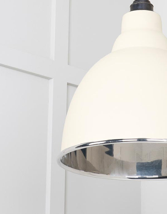 Smooth Nickel Brindley Cluster Pendant in Teasel
