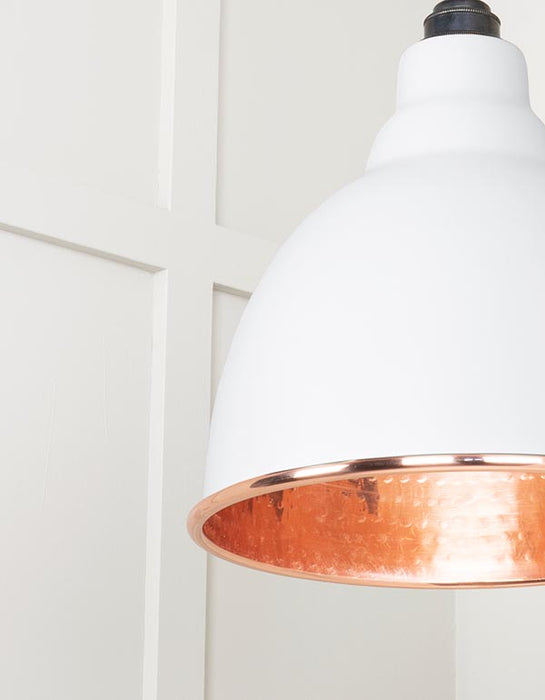 Hammered Copper Brindley Cluster Pendant in Flock