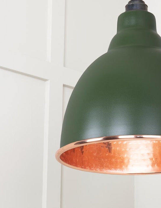 Hammered Copper Brindley Cluster Pendant in Heath