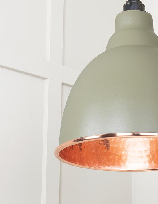 Hammered Copper Brindley Cluster Pendant in Tump