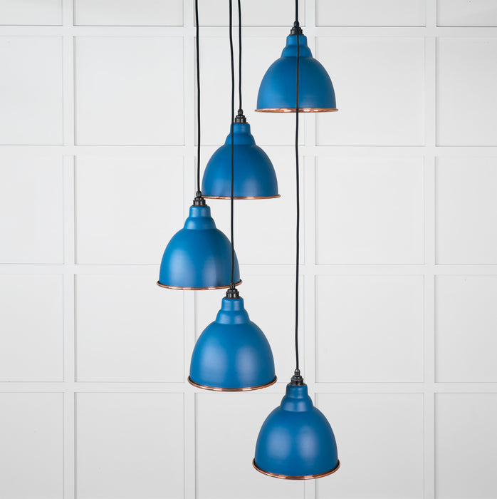 Hammered Copper Brindley Cluster Pendant in Upstream