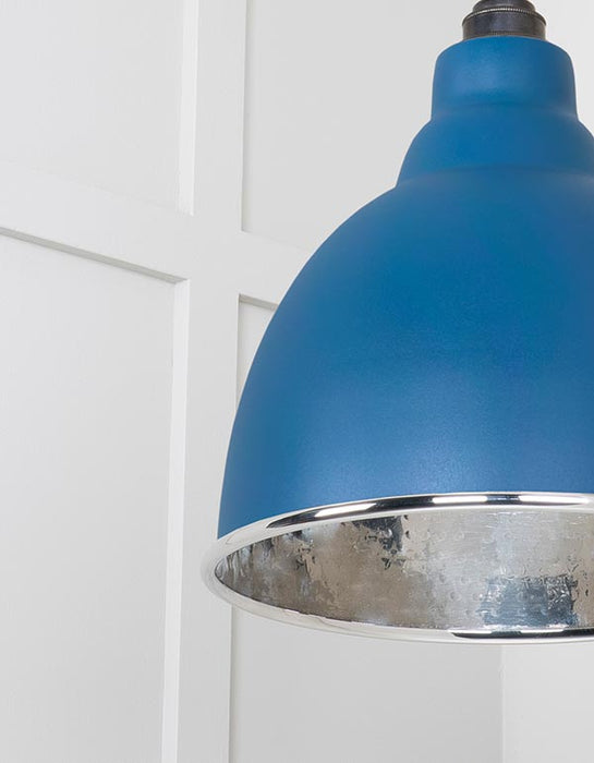 Hammered Nickel Brindley Cluster Pendant in Upstream