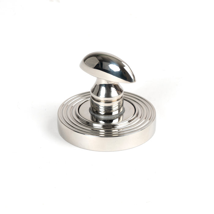 Polished Marine SS (316) Round Thumbturn Set (Beehive)