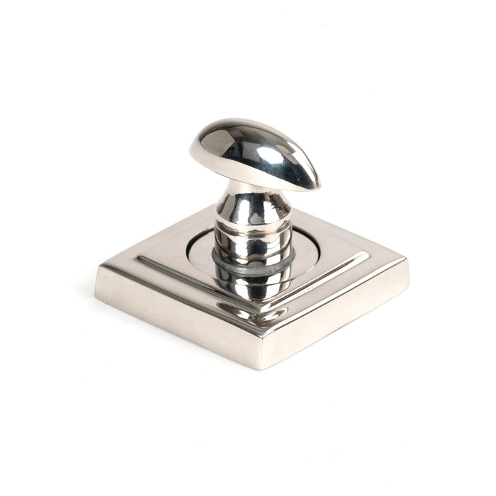 Polished Marine SS (316) Round Thumbturn Set (Square)