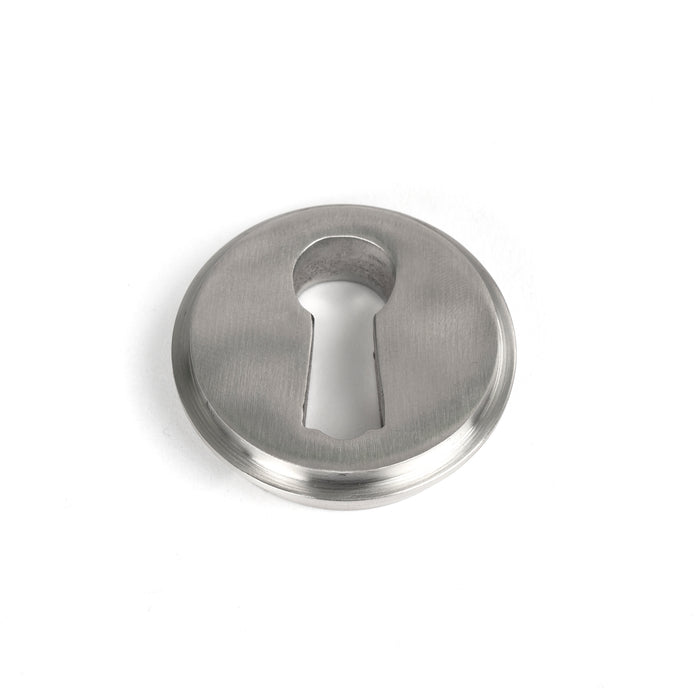 Satin Marine SS (316) Round Escutcheon (Art Deco)