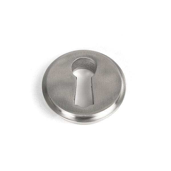 Satin Marine SS (316) Round Escutcheon (Art Deco)
