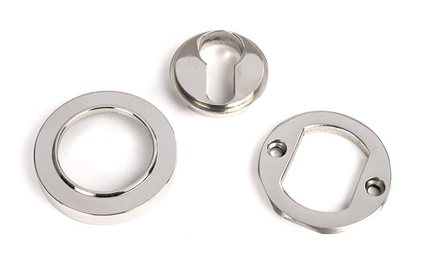 Polished Marine SS (316) Round Euro Escutcheon (Plain)