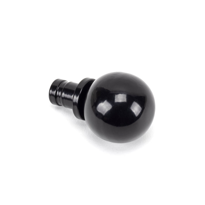 Black Ball Curtain Finial (pair)